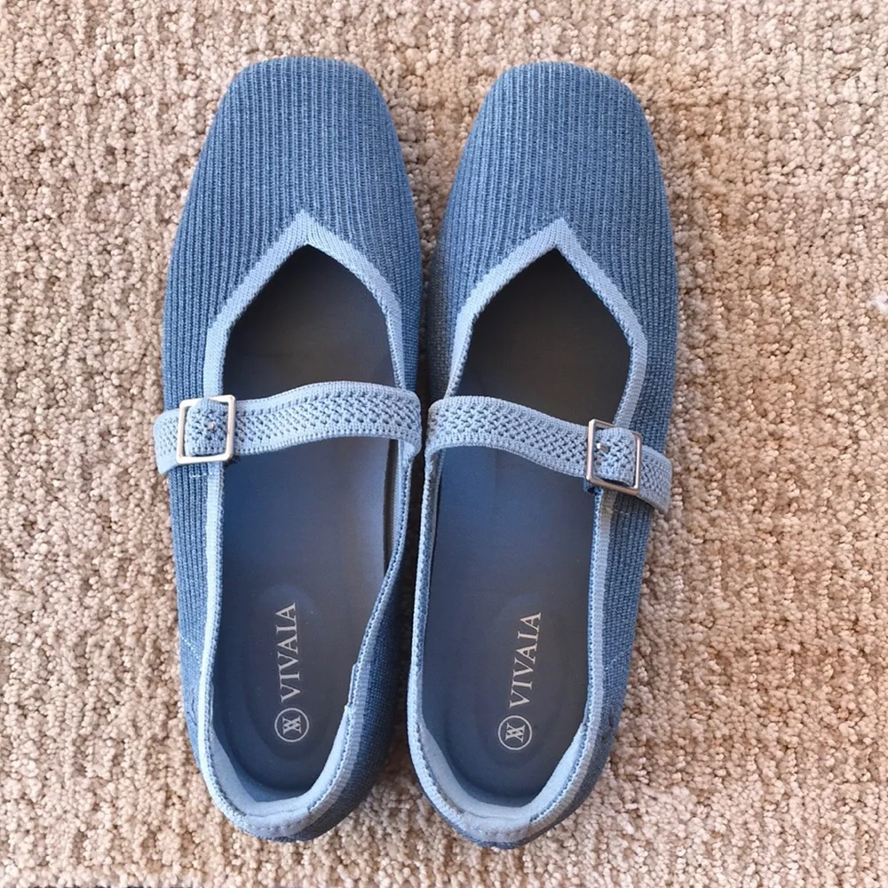 VIVAIA Square-Toe Mary-Jane (Margot Mary-Jane) - size 37/US 7 - Picture 1 of 8